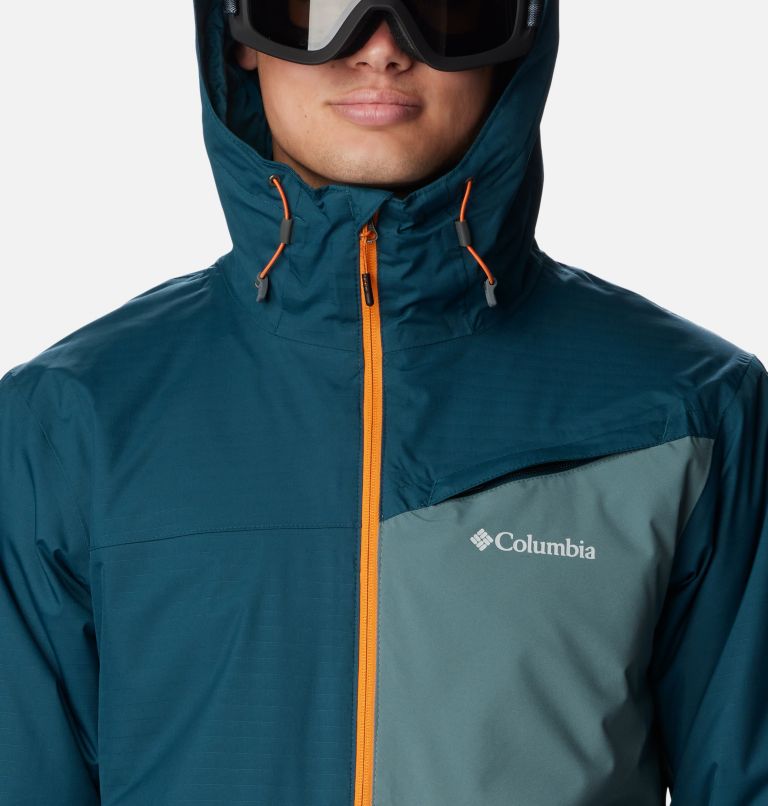 Thumbnail: Men's Iceberg Point Waterproof Ski Jacket, Color: Metal, Night Wave, image 4
