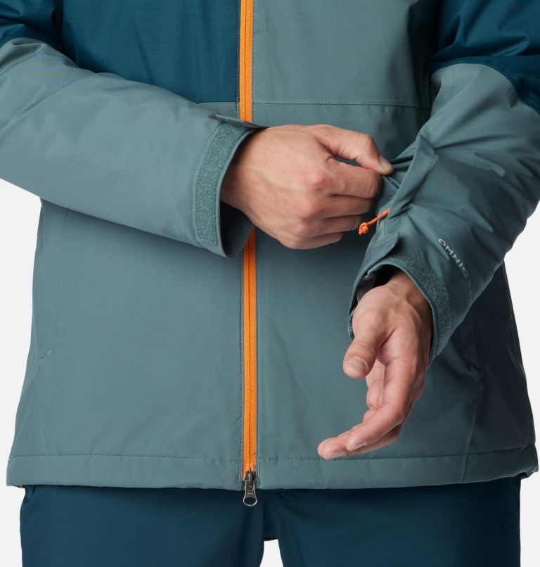 Men's Iceberg Point Waterproof Ski Jacket, Color: Metal, Night Wave, image 8
