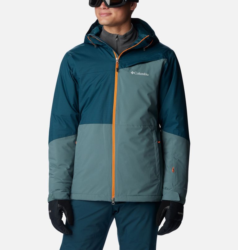 Men's Iceberg Point Waterproof Ski Jacket, Color: Metal, Night Wave, image 1