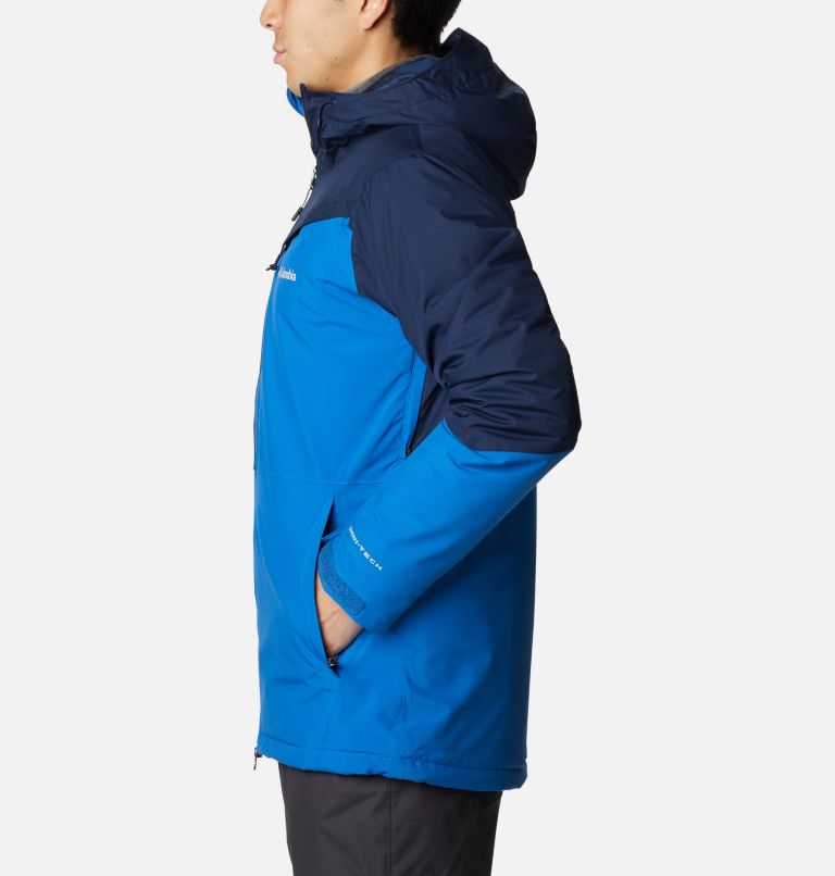 Men's Iceberg Point Waterproof Ski Jacket, Color: Bright Indigo, Collegiate Navy, image 3