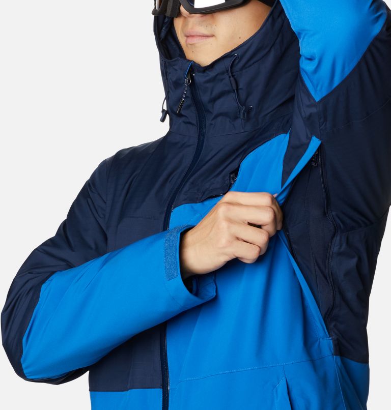 Men's Iceberg Point Jacket, Color: Bright Indigo, Collegiate Navy, image 6