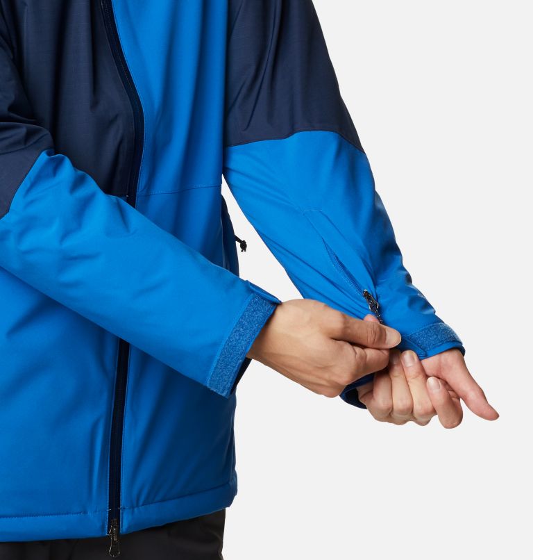 Men's Iceberg Point Jacket, Color: Bright Indigo, Collegiate Navy, image 7