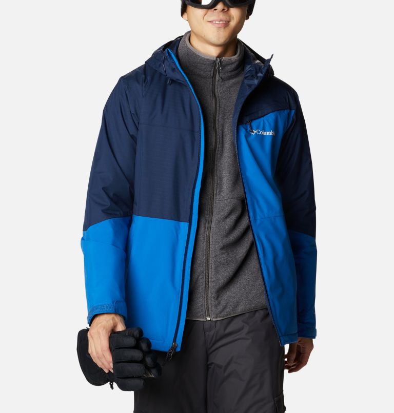 Men's Iceberg Point Jacket, Color: Bright Indigo, Collegiate Navy