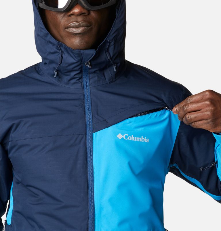 Columbia weather store drain rain jacket