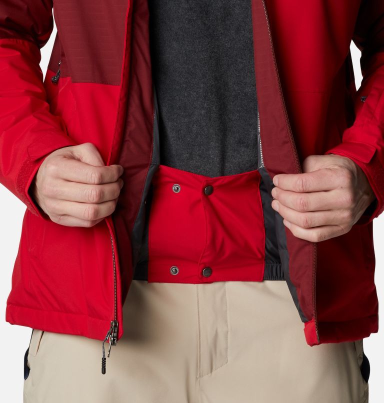 Thumbnail: Men's Iceberg Point Waterproof Ski Jacket, Color: Mountain Red, Red Jasper, image 9