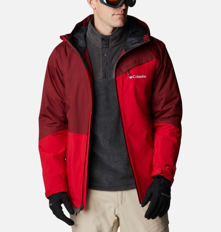 Thumbnail: Men's Iceberg Point Waterproof Ski Jacket, Color: Mountain Red, Red Jasper, image 11