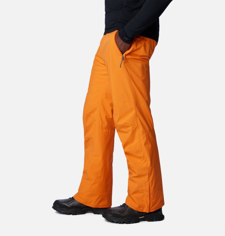 Mens orange hot sale snow pants