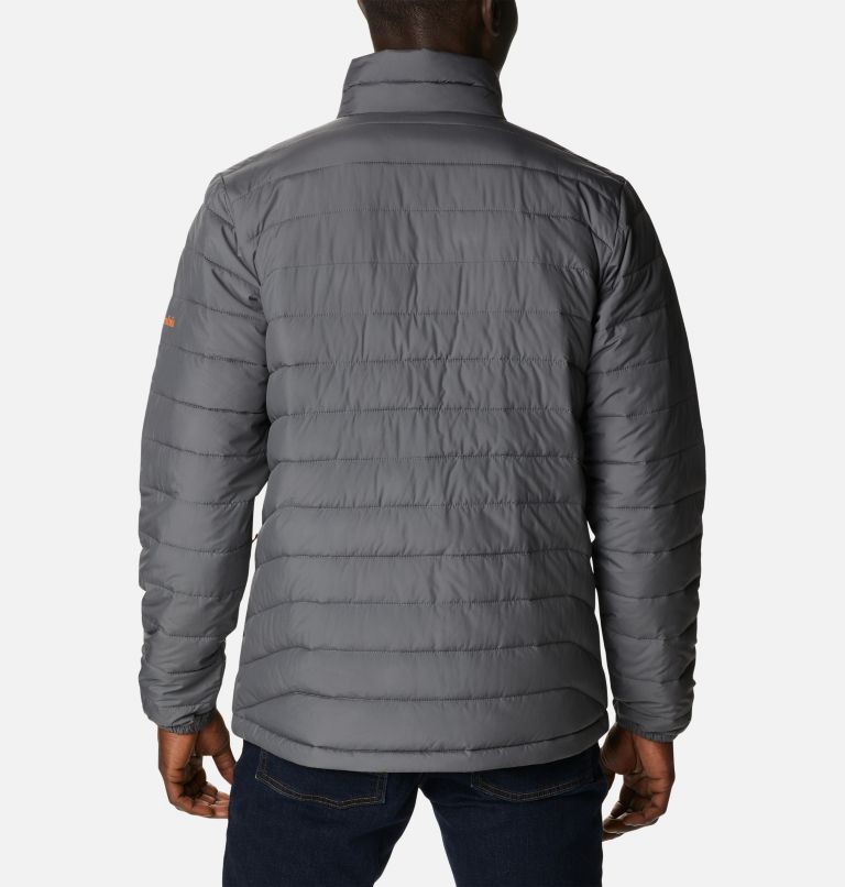 Men's Collegiate Powder Lite Jacket - Clemson, Color: CLE - City Grey