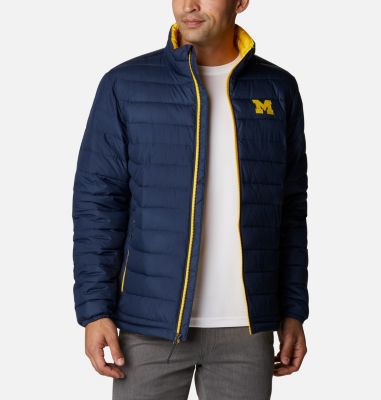 Men's Columbia Navy Michigan Wolverines Super Slack Tide Omni