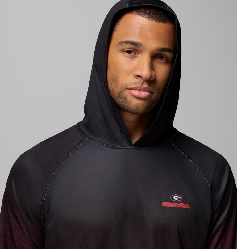CLG Super Terminal Tackle Hoodie, Color: UGA - Black, Bright Red, image 5