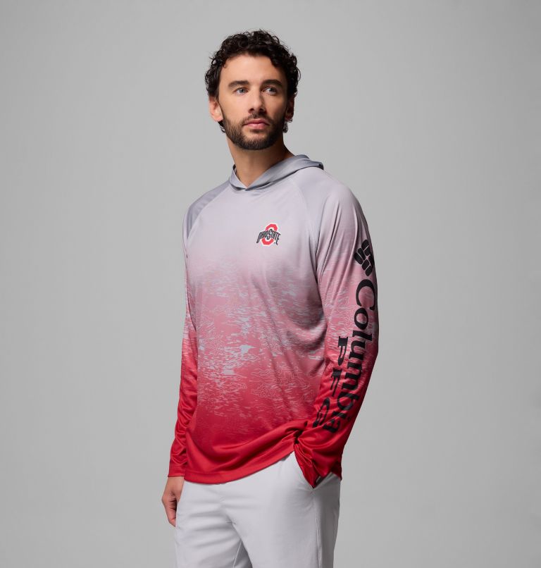 CLG Super Terminal Tackle Hoodie, Color: OS - Columbia Grey, Intense Red, image 4