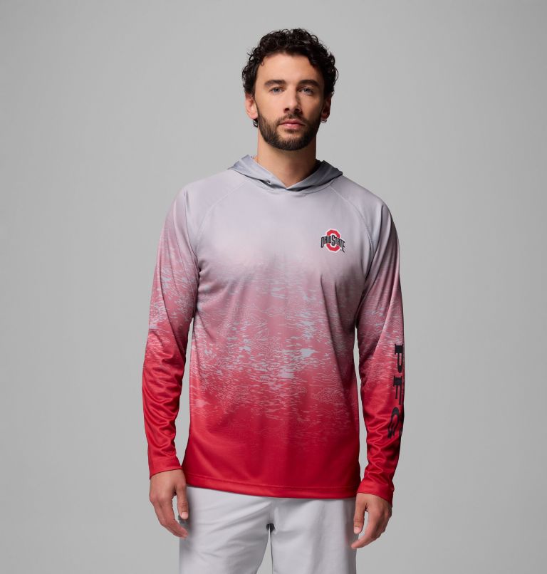 CLG Super Terminal Tackle Hoodie, Color: OS - Columbia Grey, Intense Red, image 1