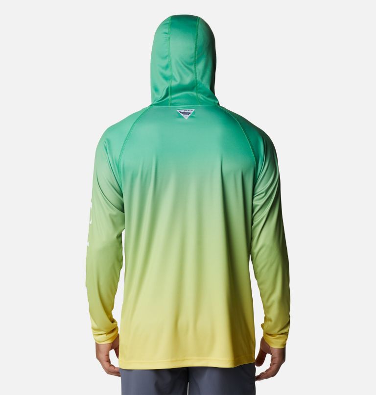 Thumbnail: CLG Super Terminal Tackle Hoodie | 346 | XL, Color: UO - Fuse Green Gradient Print, image 2