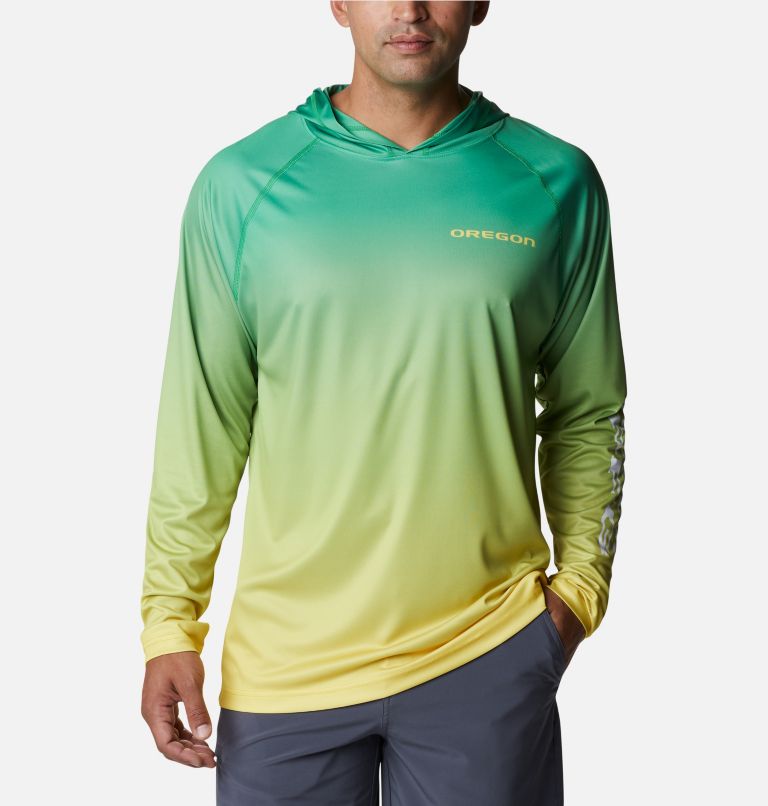 CLG Super Terminal Tackle Hoodie | 346 | XXL, Color: UO - Fuse Green Gradient Print, image 1