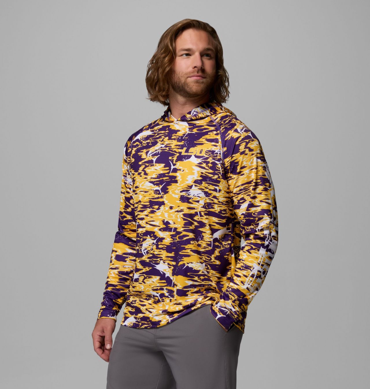 Men's Collegiate PFG Super Terminal Tackle™ Hoodie - Louisiana