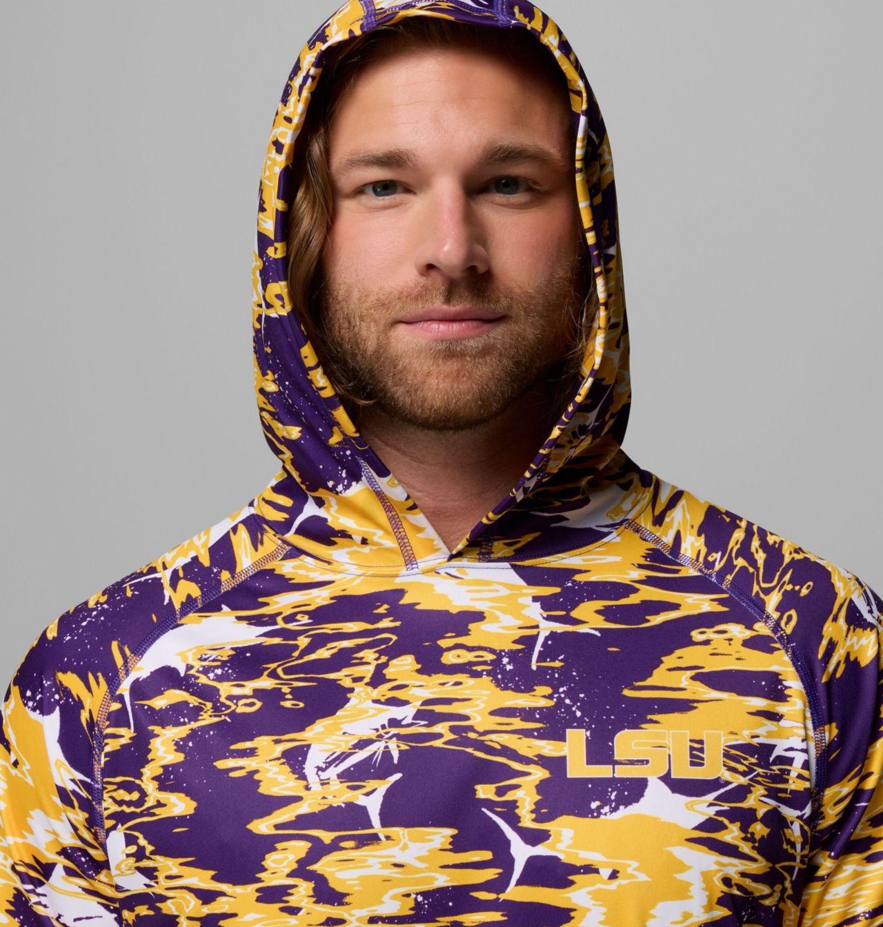 Men's Collegiate PFG Super Terminal Tackle™ Hoodie - Louisiana