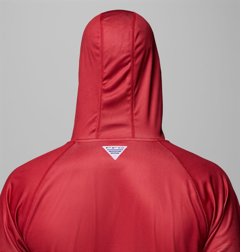 CLG Super Terminal Tackle Hoodie, Color: ALA - Red Velvet, Columbia Grey, image 6