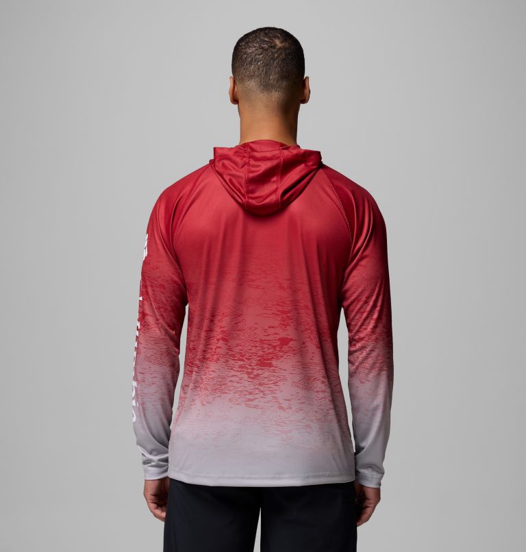 CLG Super Terminal Tackle Hoodie, Color: ALA - Red Velvet, Columbia Grey, image 3