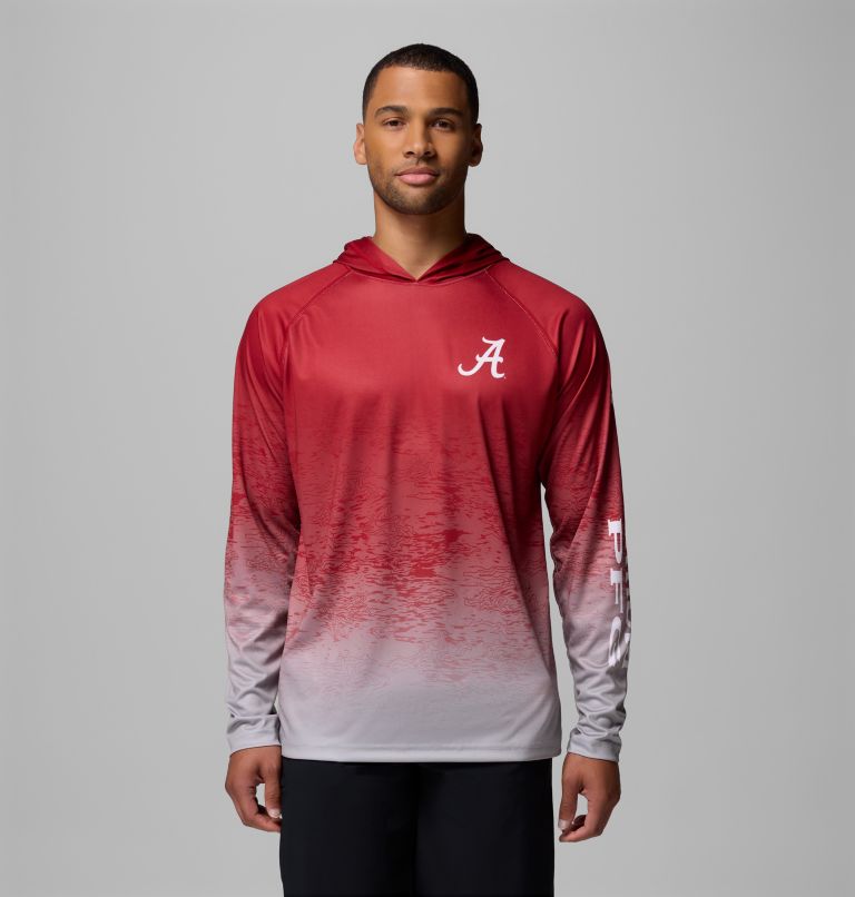 CLG Super Terminal Tackle Hoodie, Color: ALA - Red Velvet, Columbia Grey, image 1