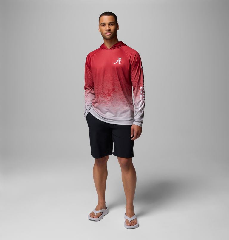 CLG Super Terminal Tackle Hoodie, Color: ALA - Red Velvet, Columbia Grey, image 2