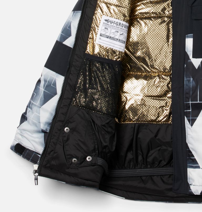 Mighty Mogul II Jacket | 010 | L, Color: Black Geo Mt, Black, image 10