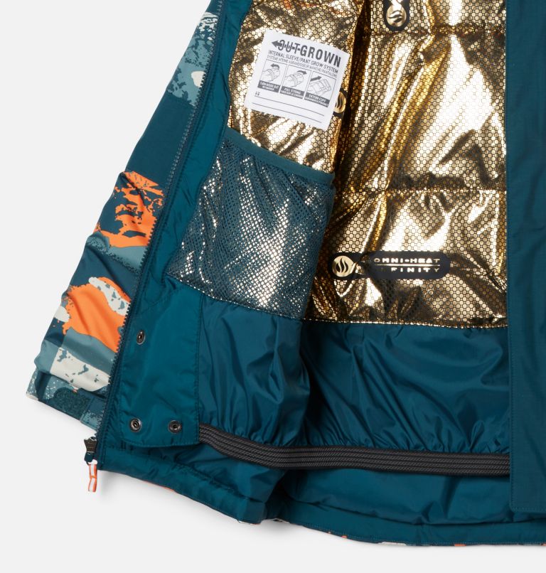 Boys' Mighty Mogul II Insulated Jacket, Color: Night Wave Geoglacial, Night Wave, image 3