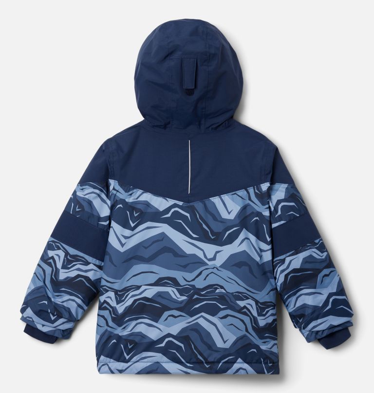 Boys' Mighty Mogul II Insulated Jacket, Color: Collegiate Navy Tectonic, Coll Navy, image 2