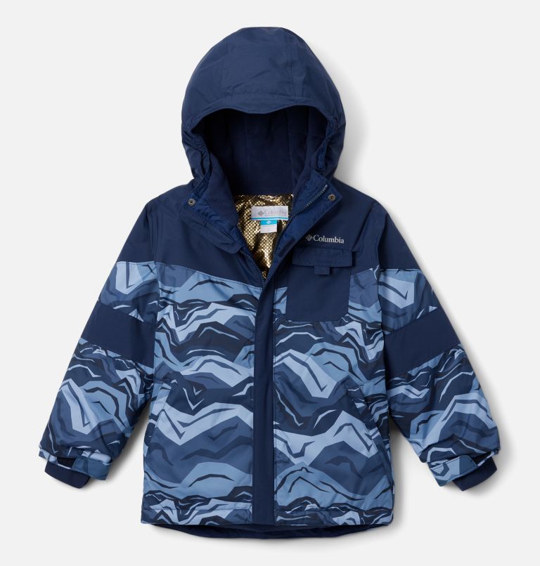 Boys' Mighty Mogul II Insulated Jacket, Color: Collegiate Navy Tectonic, Coll Navy, image 1