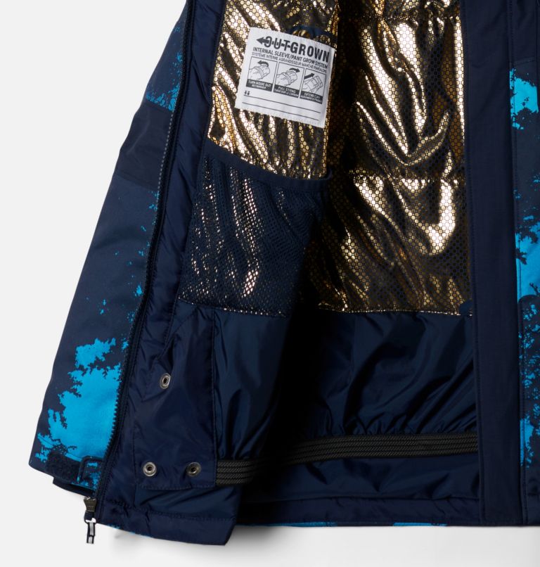 Thumbnail: Boys' Mighty Mogul II Omni-Heat Infinity Insulated Jacket, Color: Compass Blue Lookup, Collegiate Navy, image 3