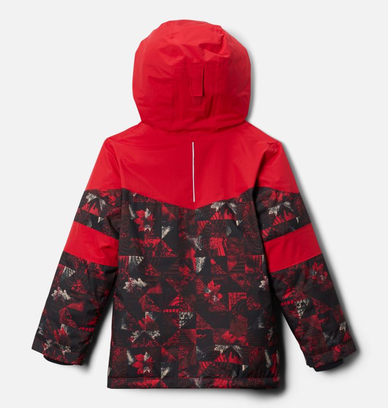 Boys' Mighty Mogul II Insulated Jacket, Color: Mountain Red Kaleidoscope, Mountain Red, image 2