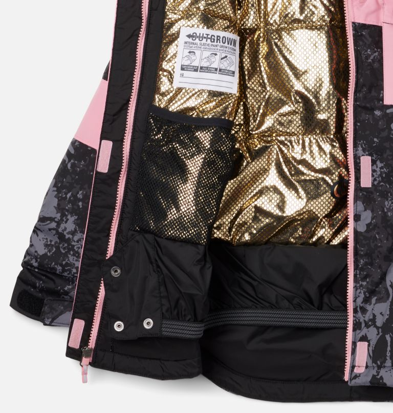 Manteau Mighty Mogul II pour fille, Color: Black Whimsy, Pink Orchid, image 3