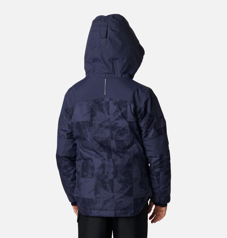 Thumbnail: Girl's Mighty Mogul II Waterproof Ski Jacket, Color: Nocturnal Smorgas Berg, Nocturnal, image 2