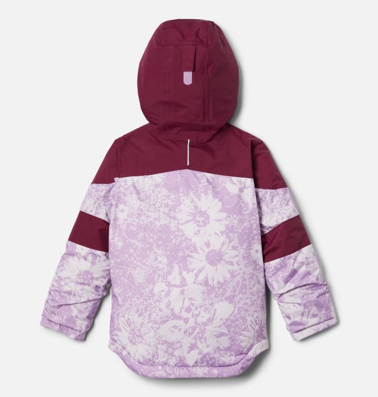 Girls' Mighty Mogul II Insulated Jacket, Color: Gumdrop Whimsy, Marionberry, image 2