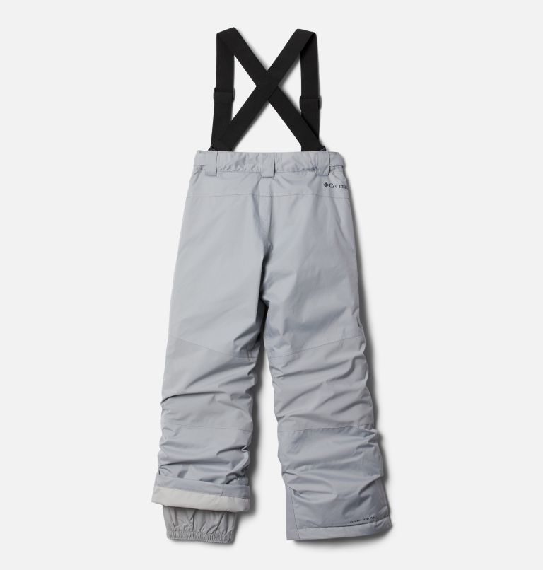 Kids' Powder Turner Omni-Heat Infinity Insulated Suspender Pants, Color: Columbia Grey, image 2