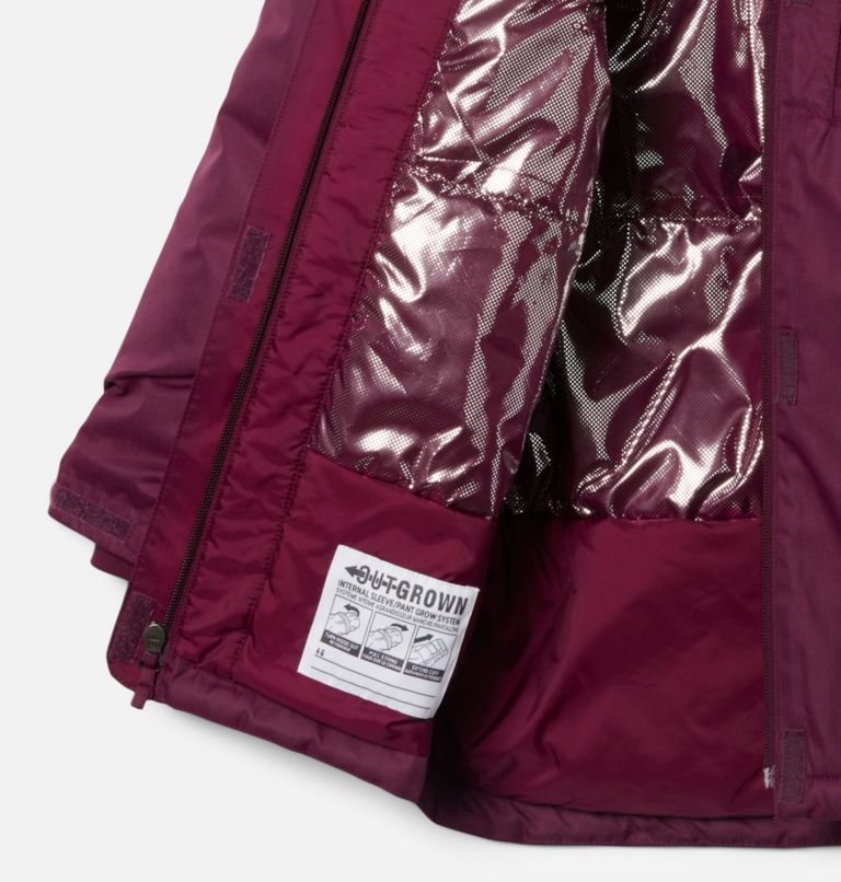 Girls' Suttle Mountain Long Insulated Jacket, Color: Marionberry, image 3
