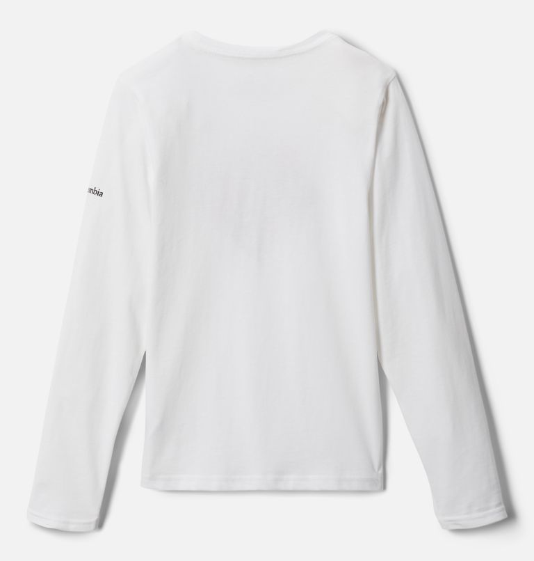 Boys' Dobson Pass Long Sleeve Graphic T-Shirt, Color: White, Bearly Hidden, image 2