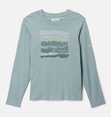 Dobson Pass Longsleeve Graphic T-Shirt für Jungen, Color: Crushed Blue, Hillscape, image 1