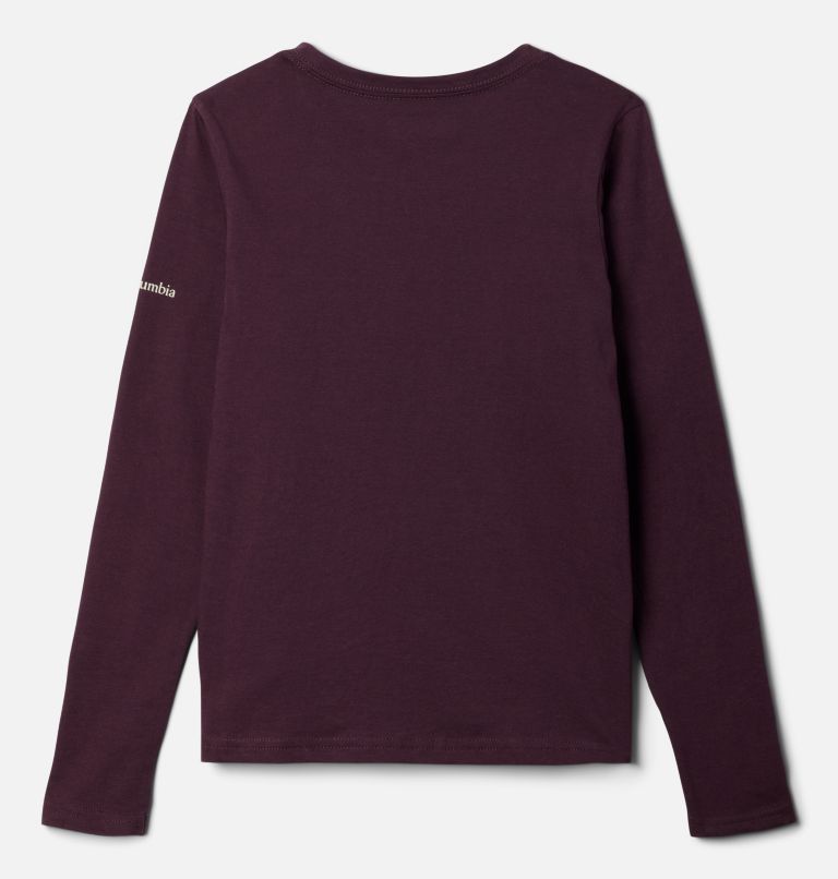 Hazeldel Hill LS Graphic Tee, Color: Moonvista, Foxy Madras, image 2
