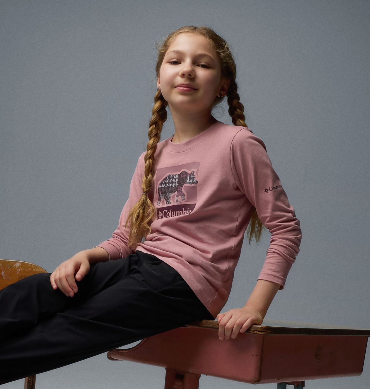 Girls' Hazeldel Hill™ Long Sleeve Graphic T-Shirt 3