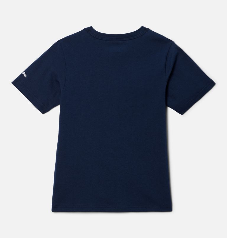 Basin Ridge SS Graphic Tee | 465 | L, Color: Collegiate Navy, College Life, image 2