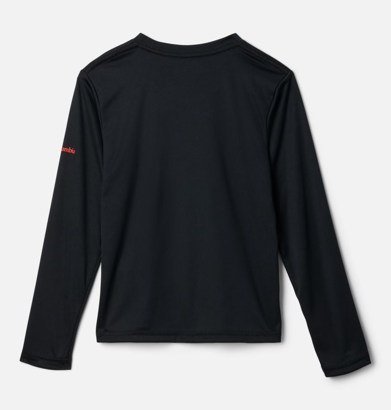 Grizzly Peak LS Graphic Tee, Color: Black, Peaked Badge, image 2