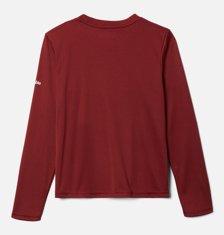 Boys' Grizzly Peak Long Sleeve Graphic T-Shirt, Color: Red Jasper, Hound Scape, image 2