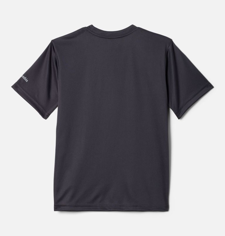 Boys' Edisun Trail Graphic T-Shirt, Color: Shark, Stacked Gem-Camo, image 2