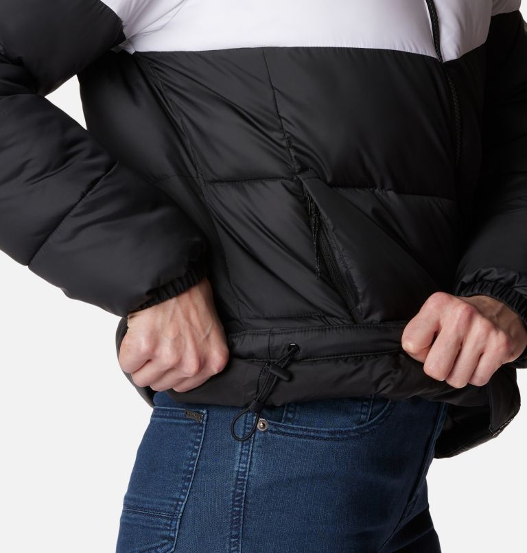 Thumbnail: Women's Puffect Colourblock Puffer Jacket, Color: Black, White, City Grey, image 6