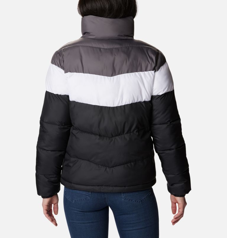 Thumbnail: Puffect Colourblock Jacke für Frauen, Color: Black, White, City Grey, image 2