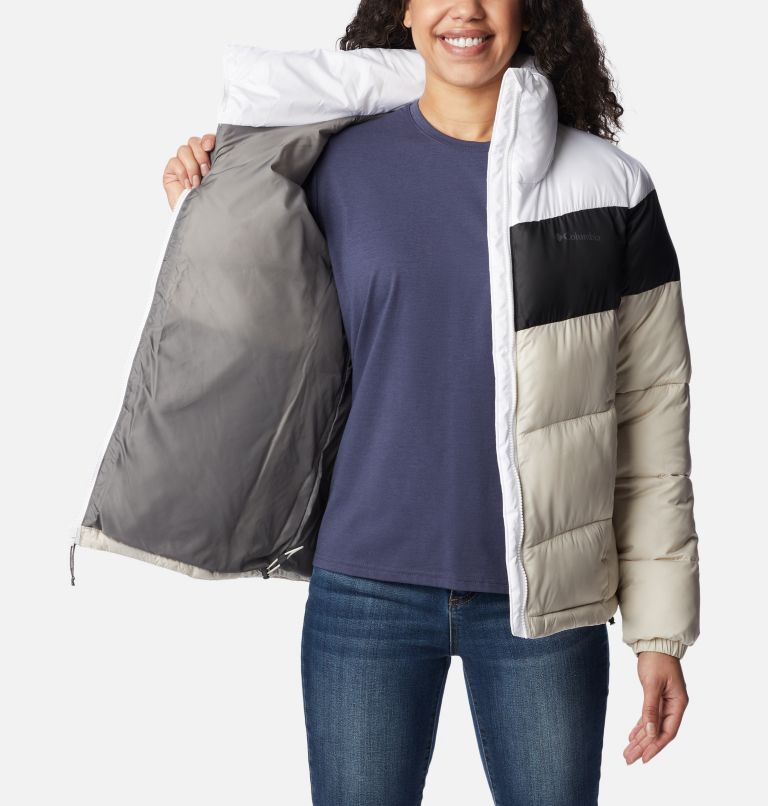 Puffect Color Blocked Jacket | 278 | M, Color: Dark Stone, Black, White, image 5