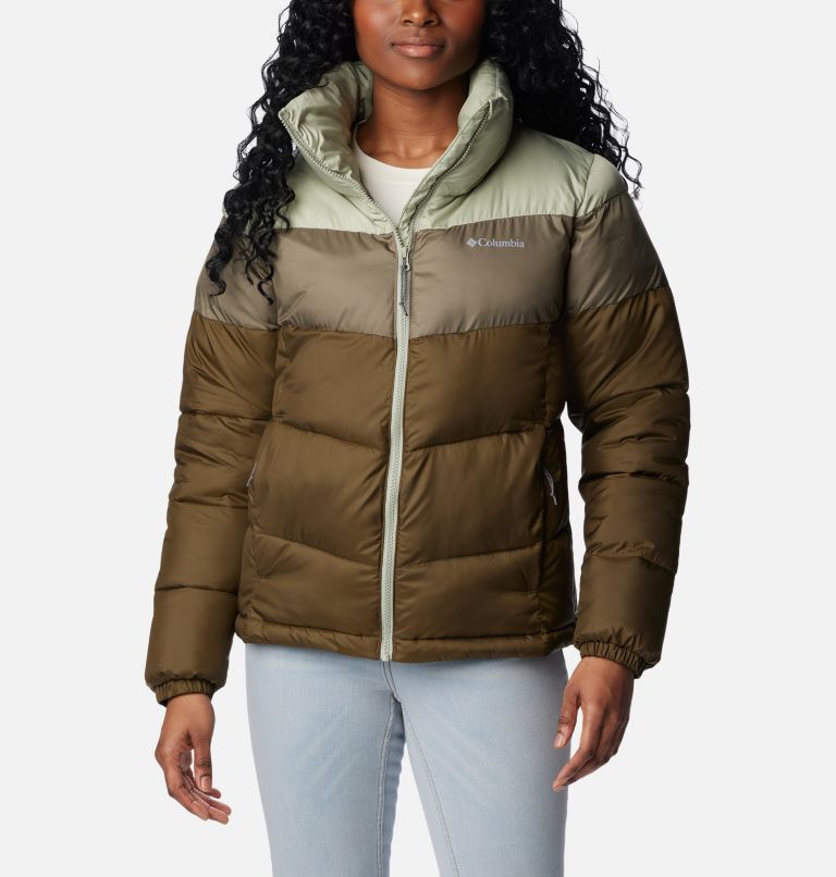 North face womens outlet jacket olive green