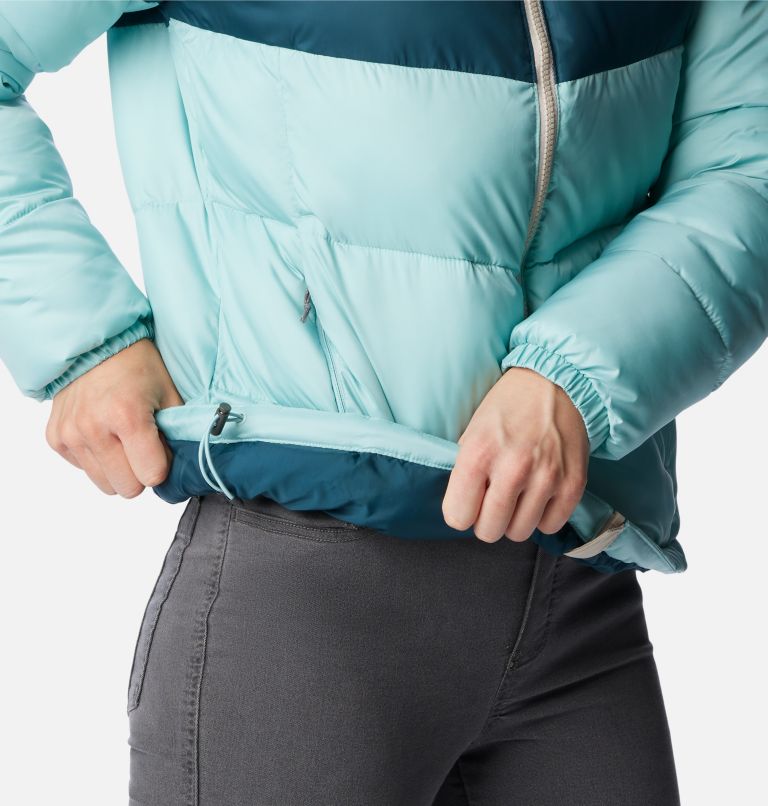 Puffect Color Blocked Jacket | 321 | S, Color: Aqua Haze, Night Wave, Dark Stone, image 6