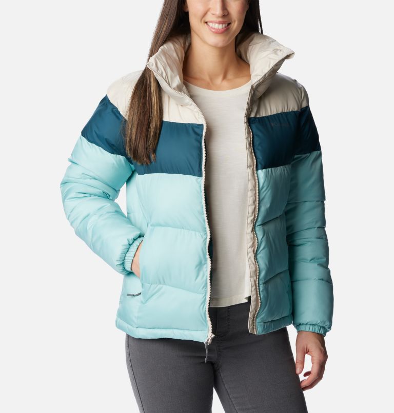 Chaqueta Columbia Puffect Hooded verde oliva