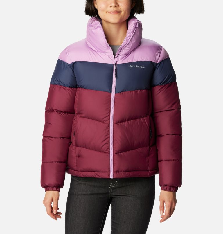 Columbia purple puffer jacket best sale